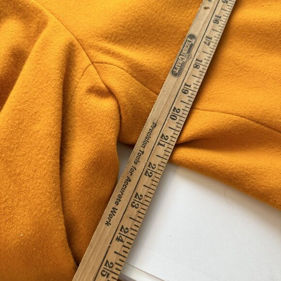 Jacqueline Ferrar Mustard Yellow Blazer Jacket Womens 18W XL Wool Blend Vintage - Picture 5 of 8